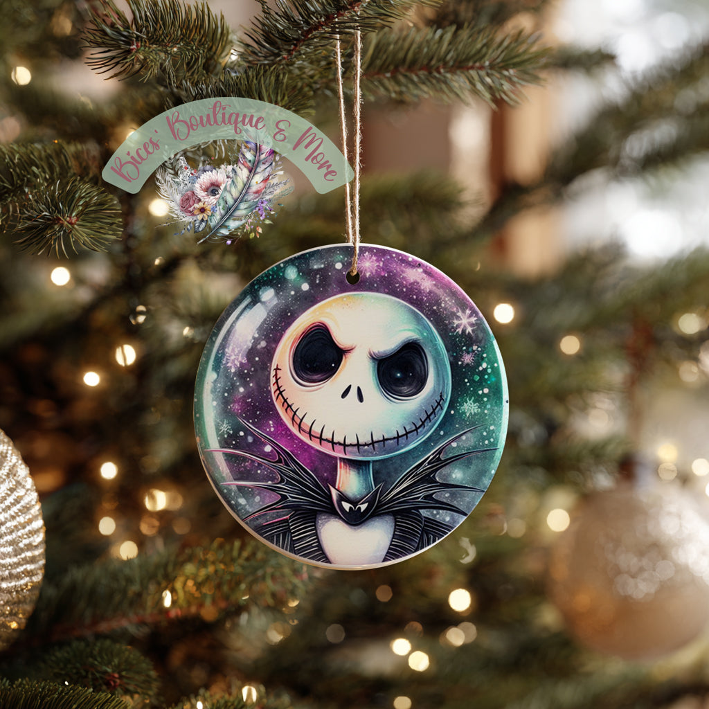 Spooky Holiday Skeleton Ornament – Gothic Christmas Decoration 2025