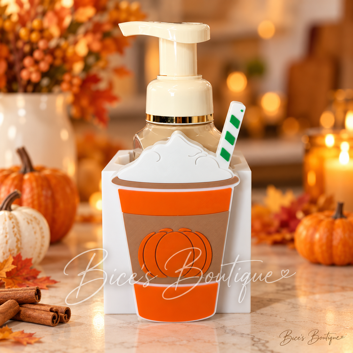 Pumpkin Spice Drink Interchangeable Faceplate