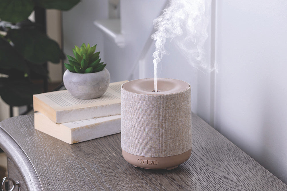 Natural Linen Ultrasonic Essential Oil Diffuser