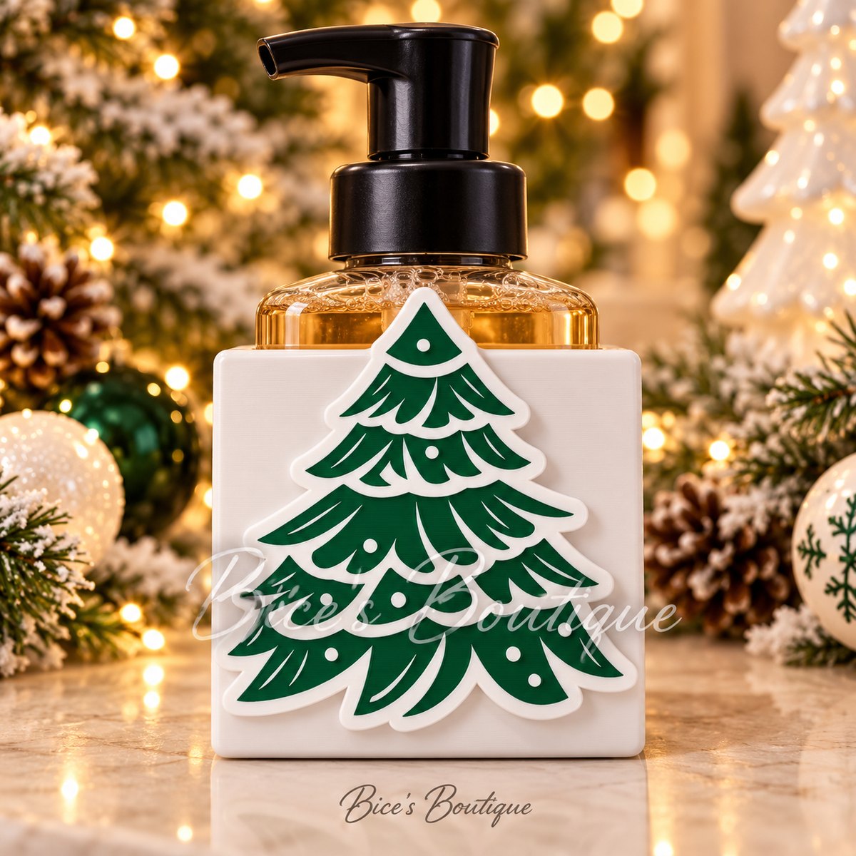Classic Green Christmas Tree Interchangeable Faceplate