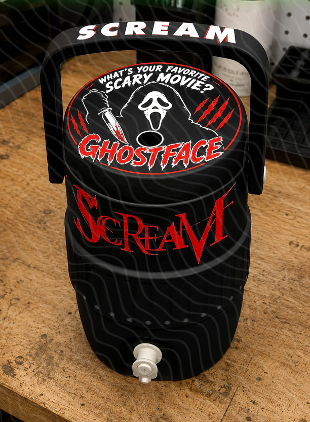 Slasher Horror 12 oz Can Cooler | Retro Horror Movie Can Koozie | Standard Drink Sleeve | Halloween Drink Holder (Copy)