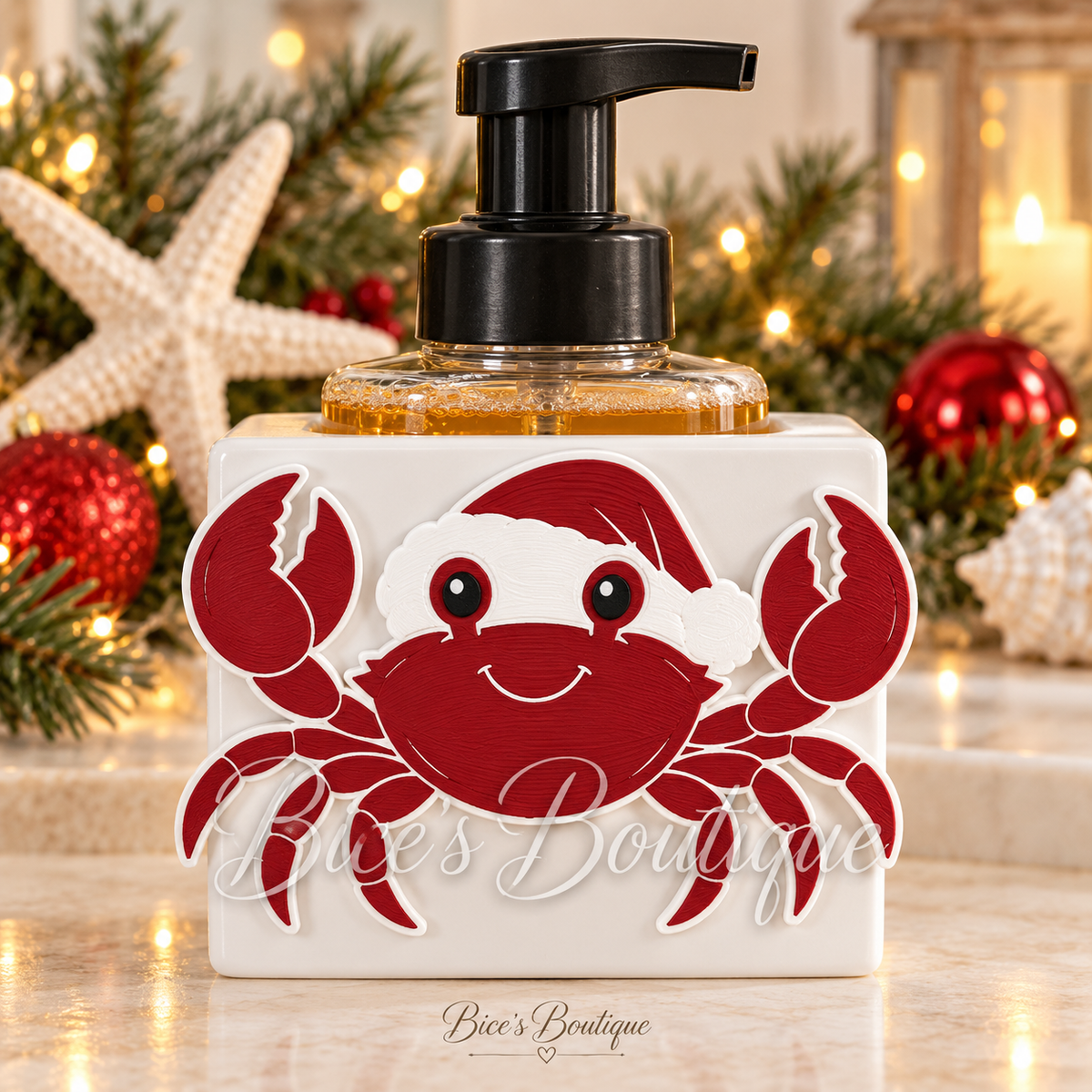 Santa Crab Interchangeable Christmas Faceplate