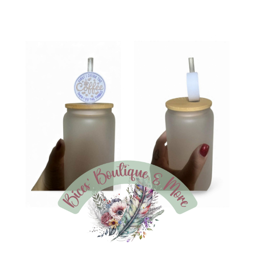 “Coffee Motivator Straw Topper – 3D Printed”