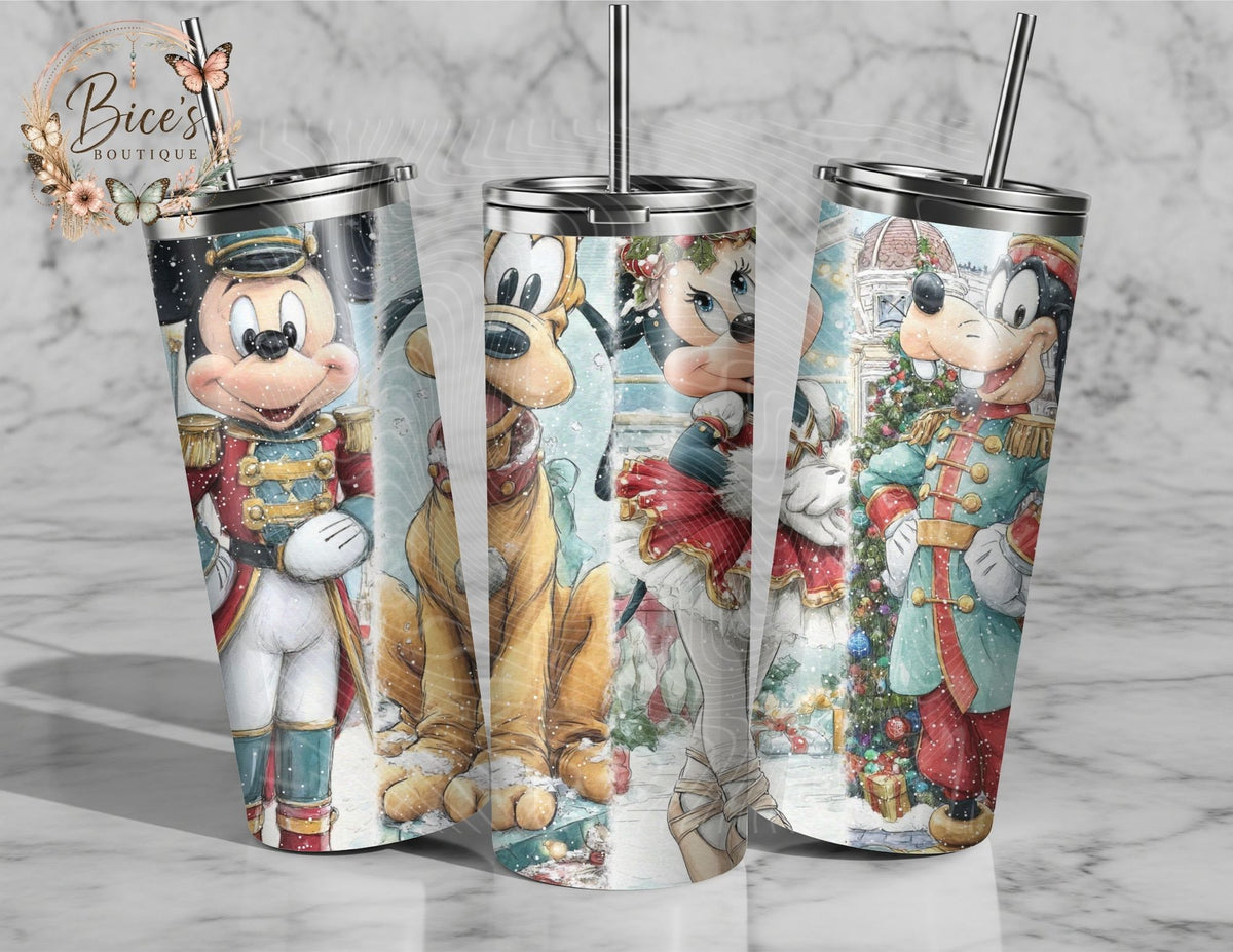Classic Christmas Friends 20oz Tumbler – Nutcracker Holiday Inspired Design