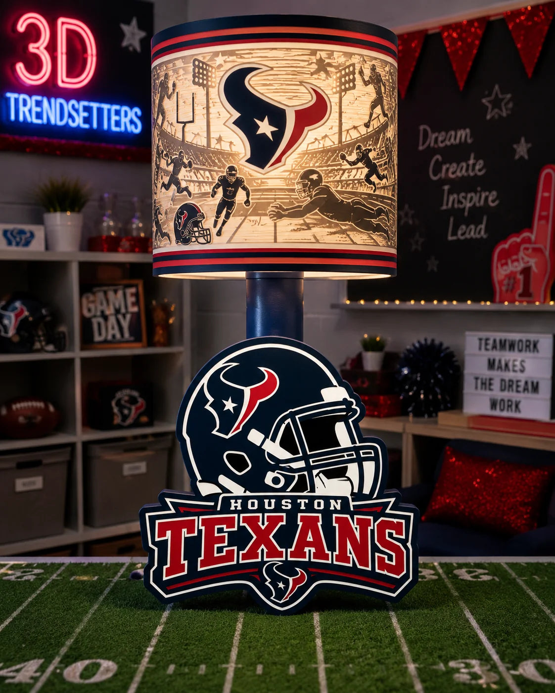 Sports-Themed LED Accent Lamp