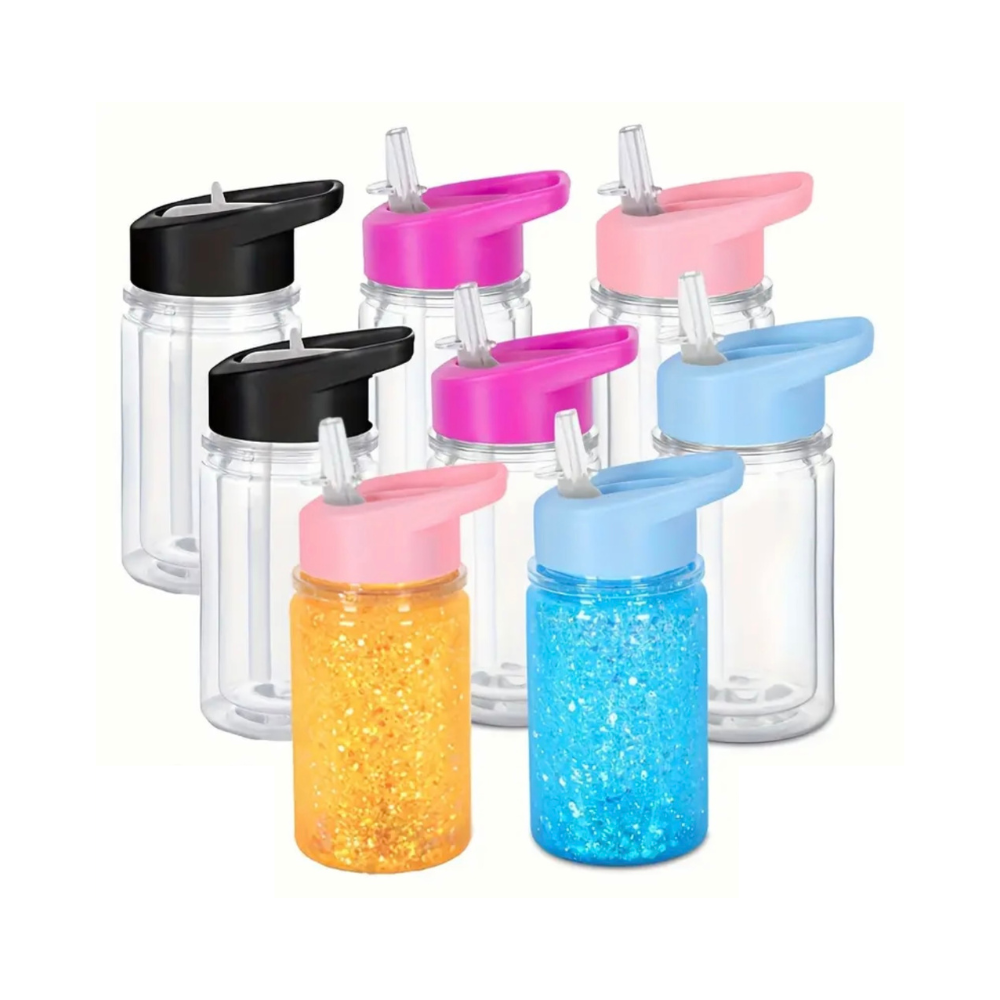 10oz Plastic Sport Snow Globe Tumbler