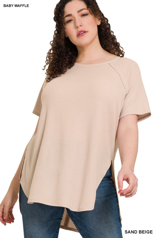 Melage Baby Waffle Short Sleeve Top