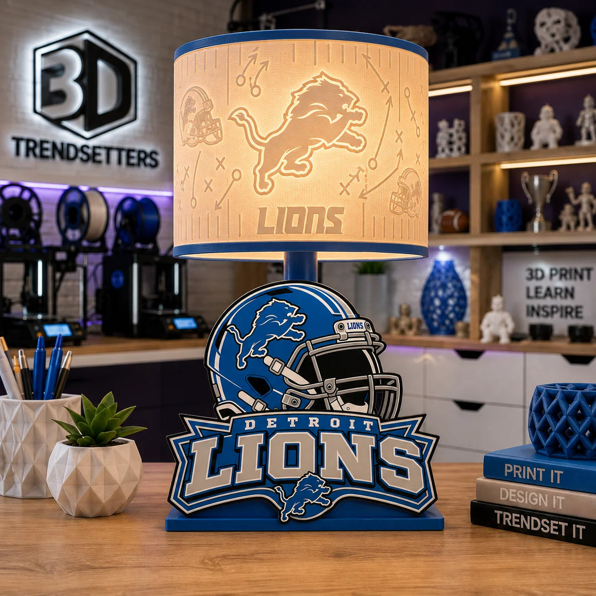Sports-Themed LED Accent Lamp