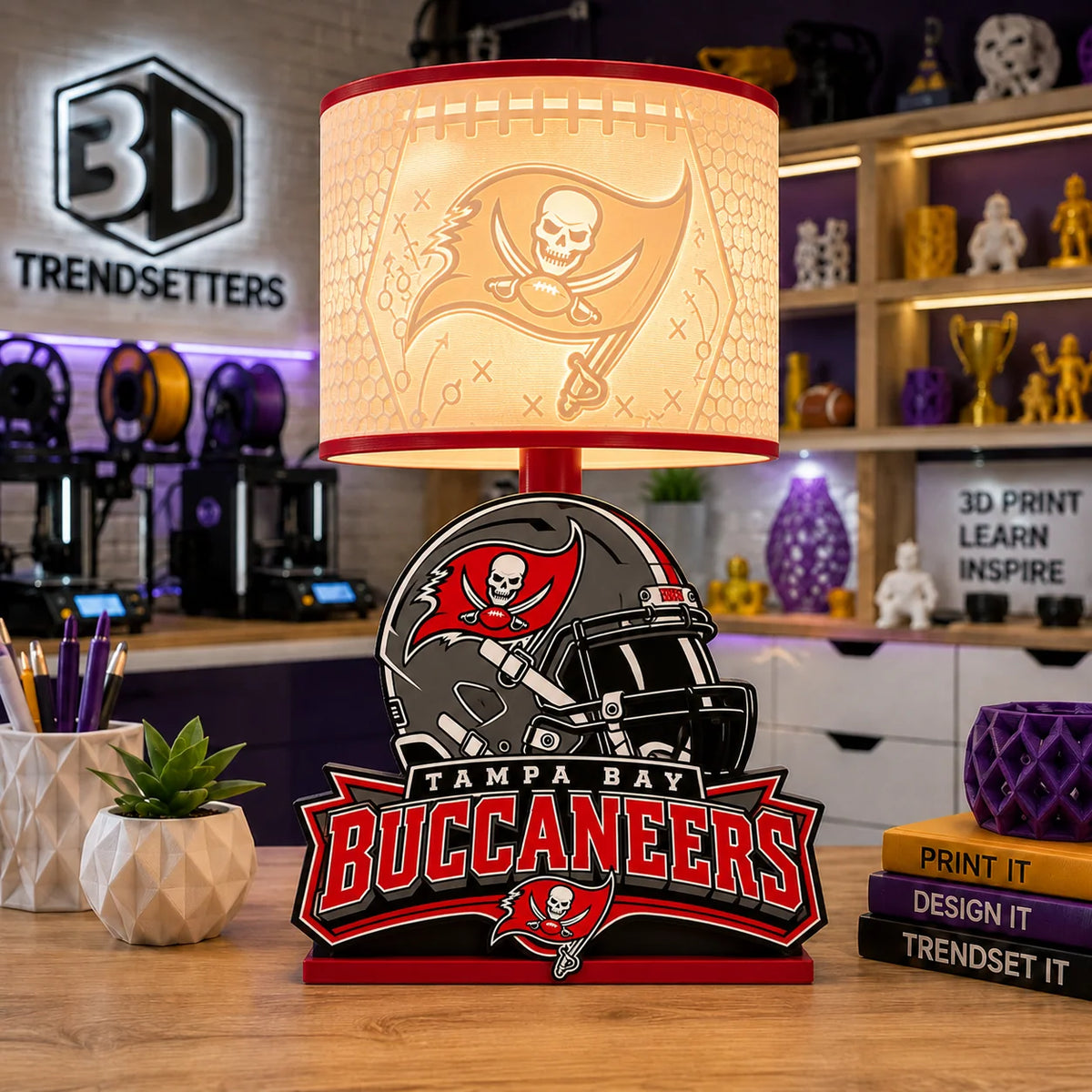 Sports-Themed LED Accent Lamp