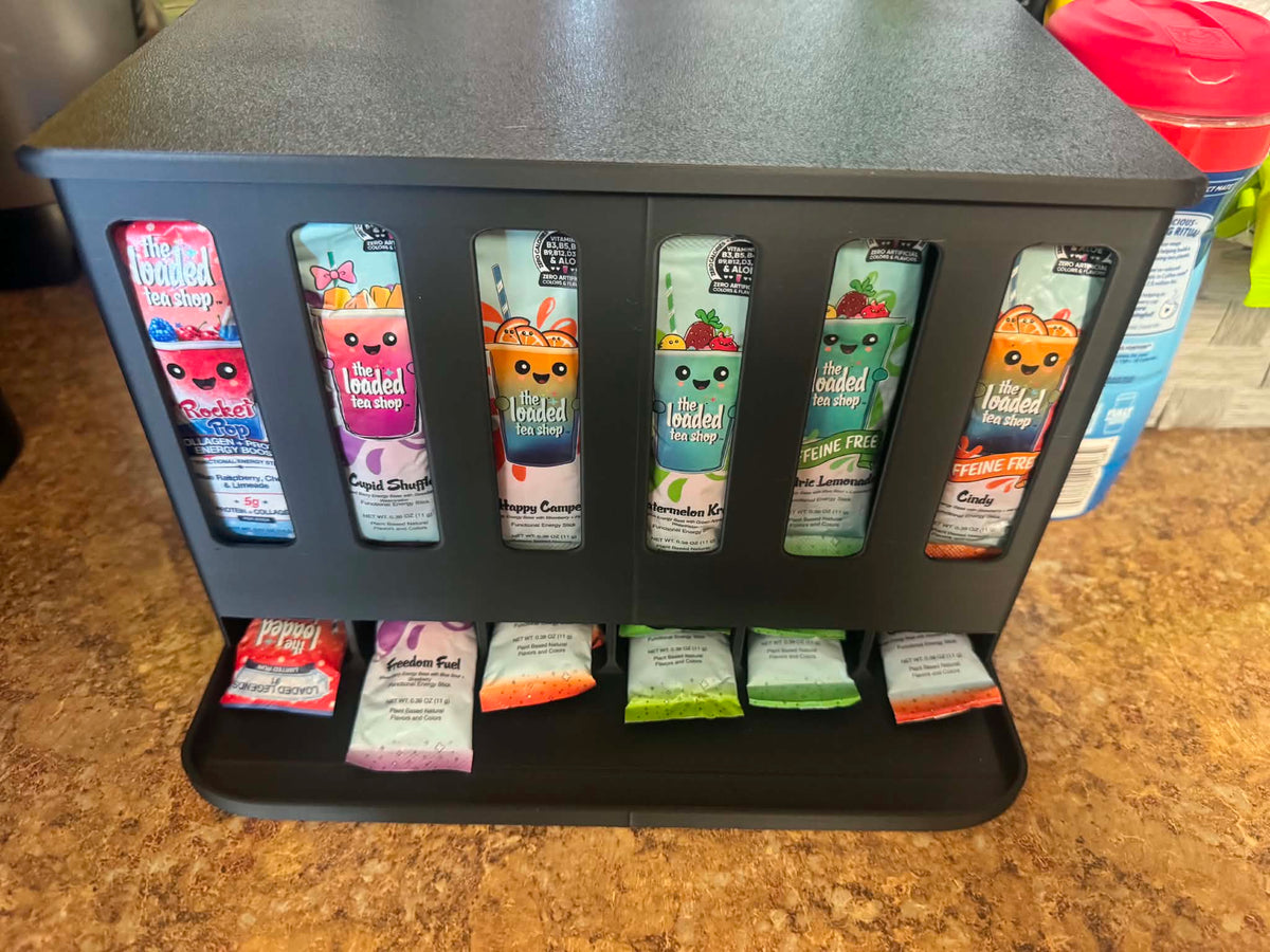 Drink Packet Holder & Dispenser | Kitchen Counter Organizer