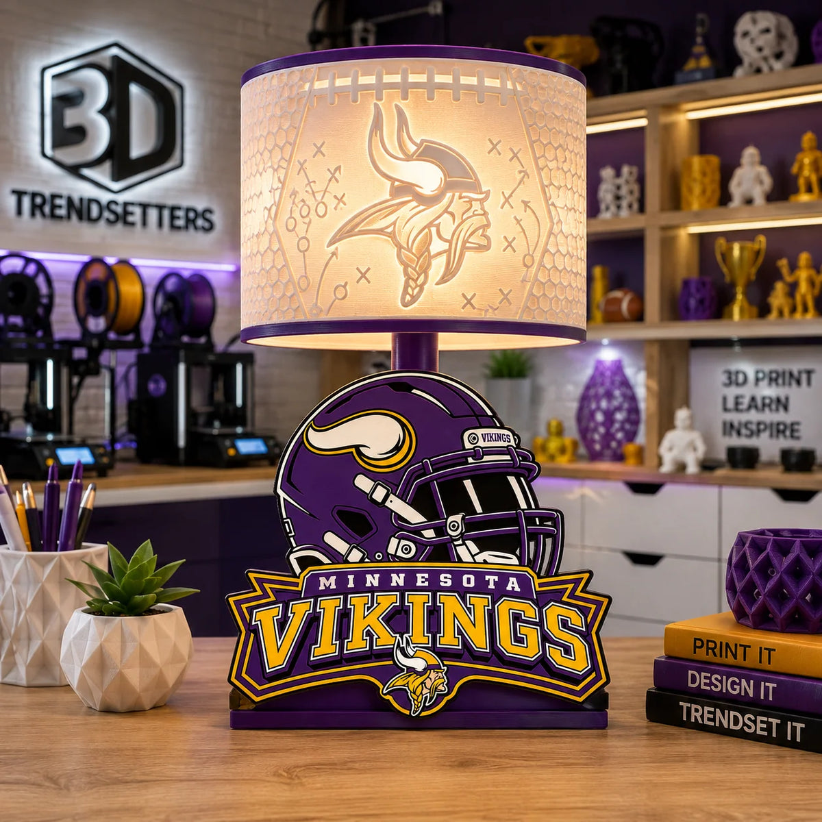 Sports-Themed LED Accent Lamp