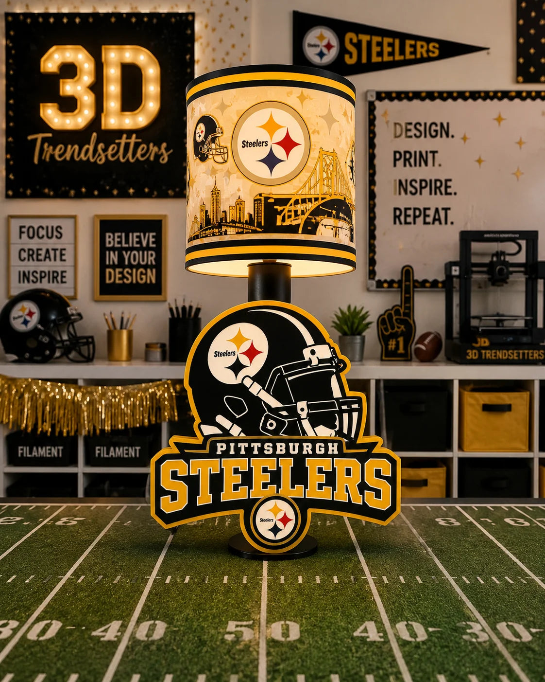 Sports-Themed LED Accent Lamp