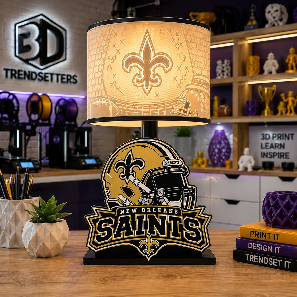 Sports-Themed LED Accent Lamp