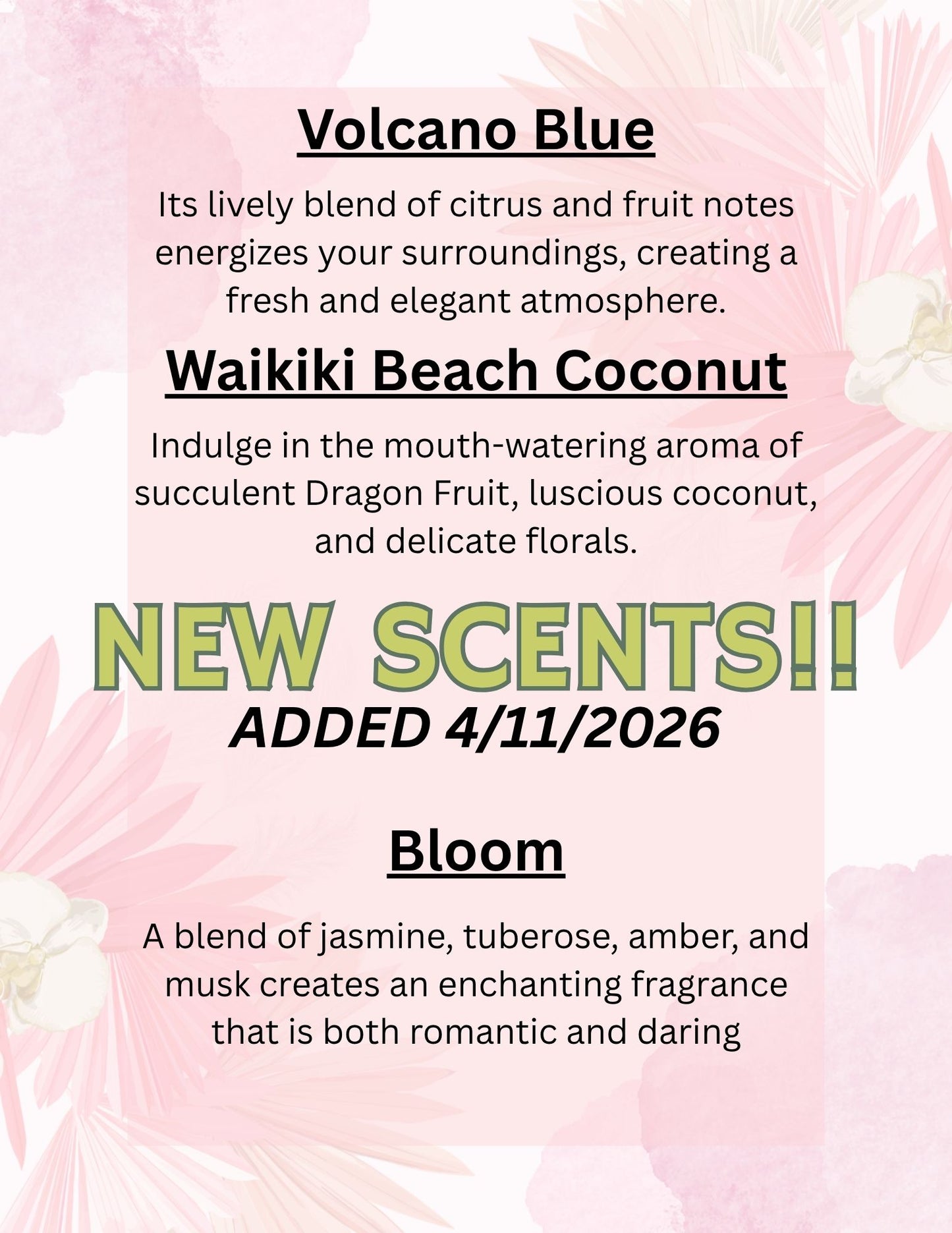 Scented Salts (Salt Sizzlers)