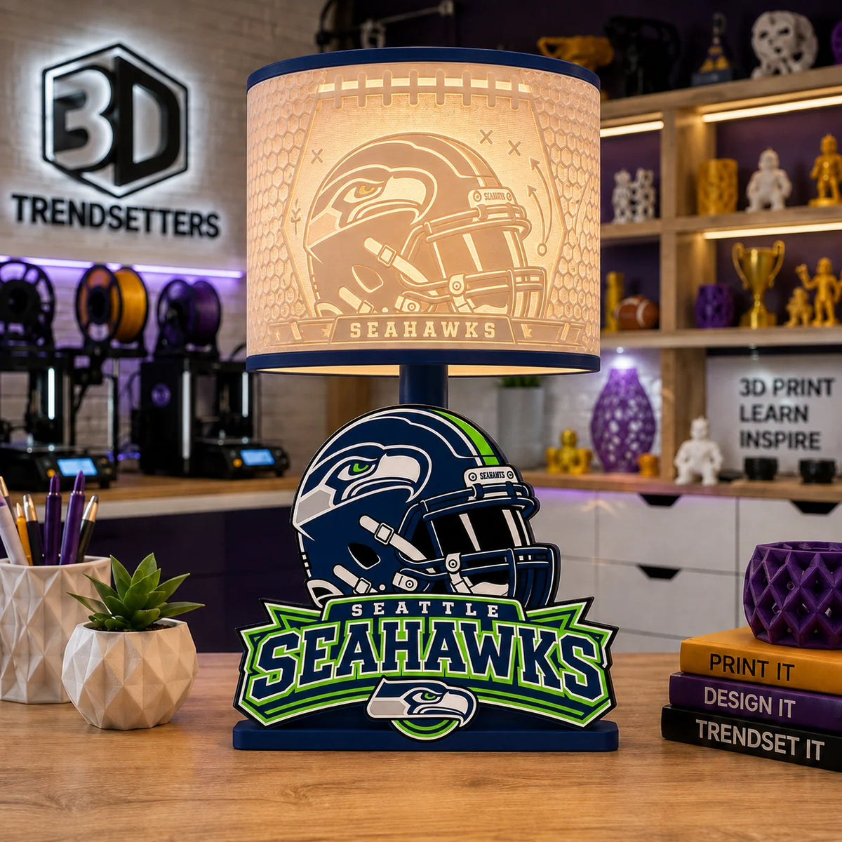 Sports-Themed LED Accent Lamp