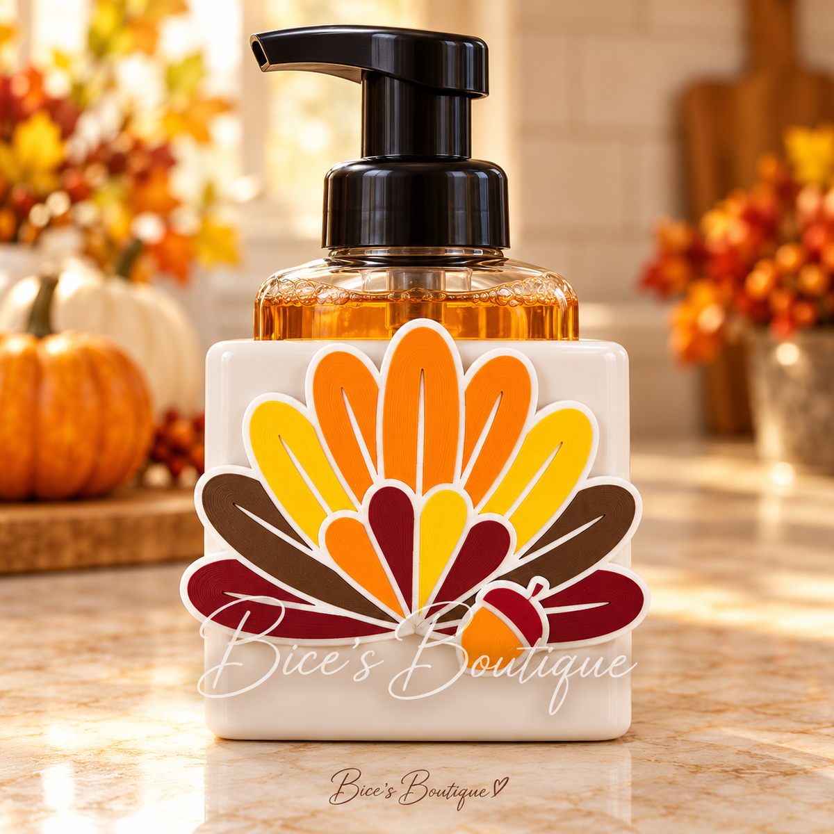 Autumn Feathers & Acorn Interchangeable Faceplate