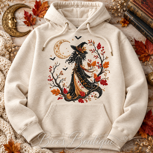 Autumn Moon Witch Hoodie