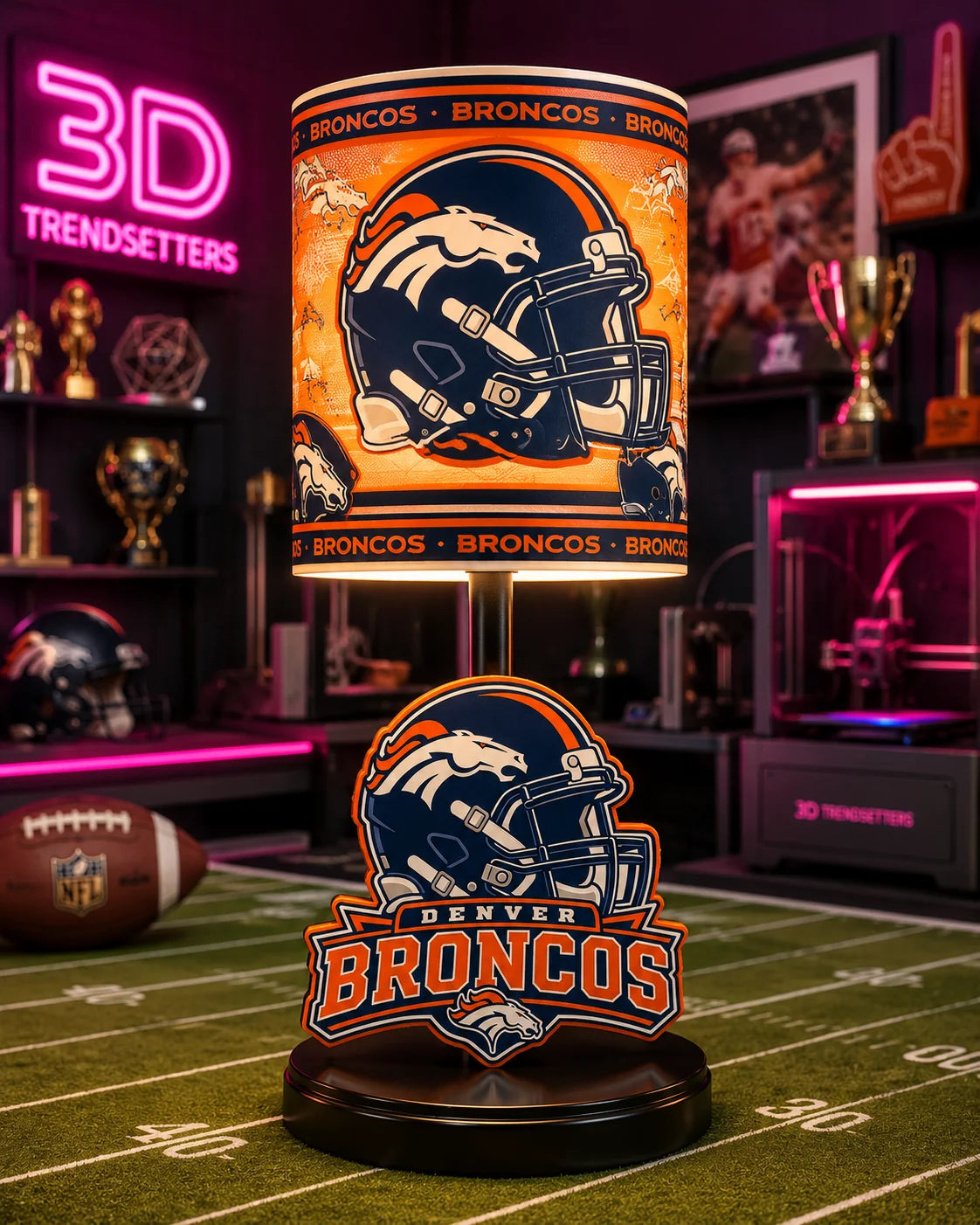 Sports-Themed LED Accent Lamp