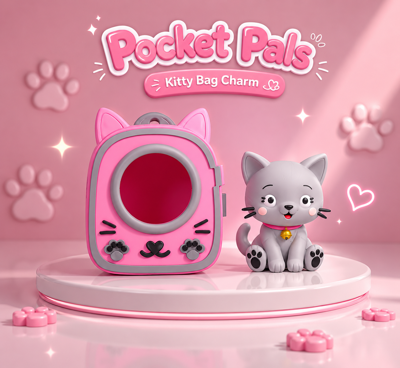 🐾 Pocket Pals Bag Charms – Collect Them All! 🐾