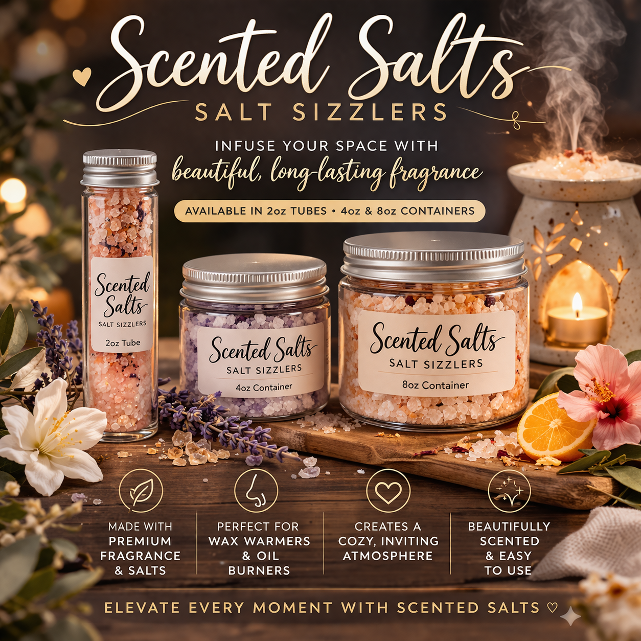 Scented Salts (Salt Sizzlers)
