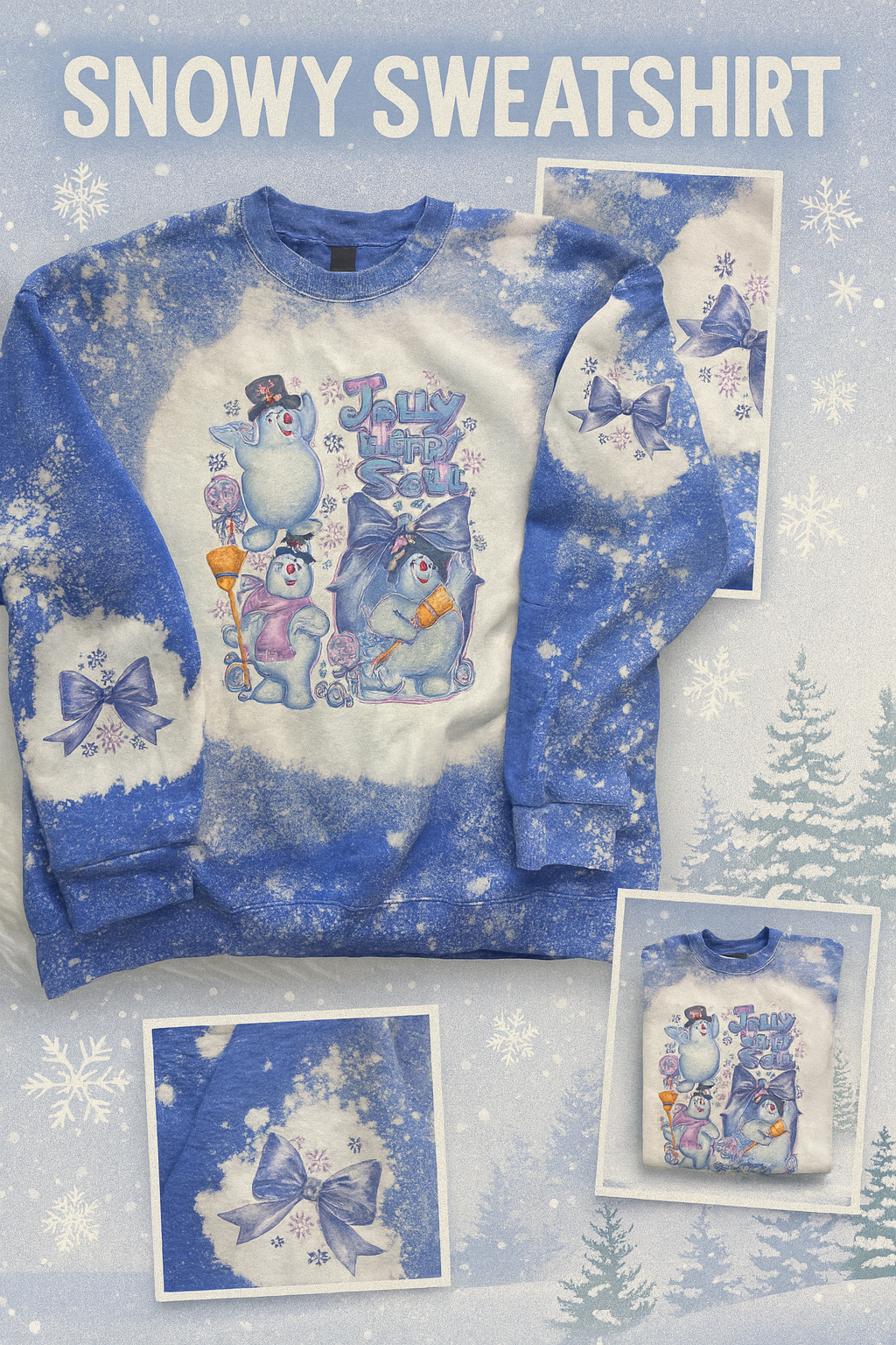 ☃️ “Jolly Happy Soul” Snowman Sweatshirt ❄️