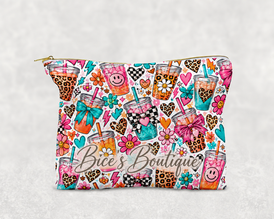Loaded Tea Happy Vibes Makeup Bag