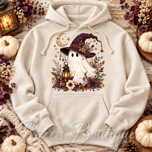 Boho Witch Ghost Hoodie