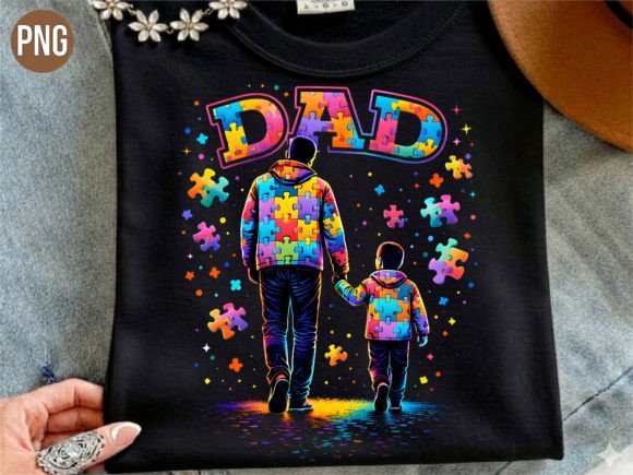 Dad & Son Autism Awareness