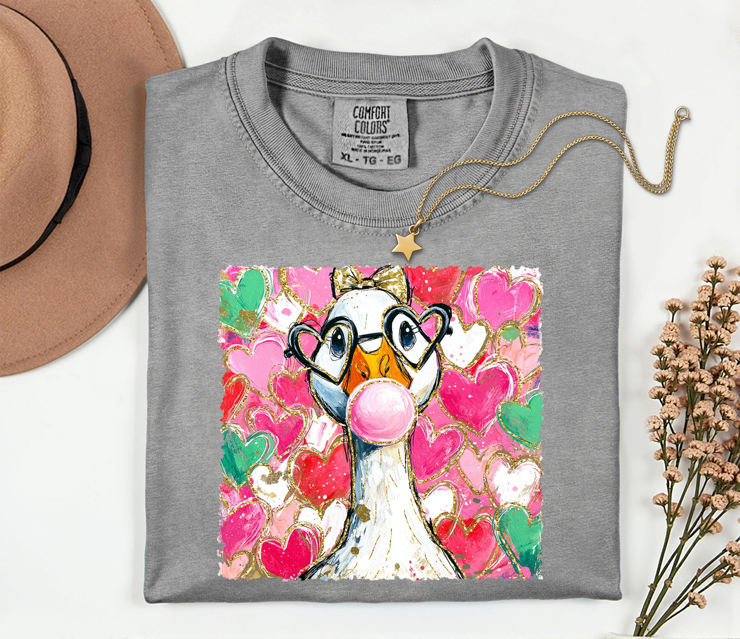 Bubblegum Duck Graphic Tee