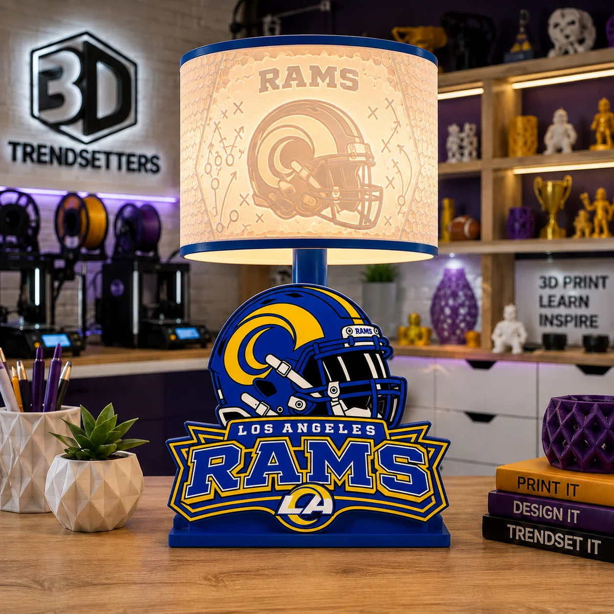 Sports-Themed LED Accent Lamp