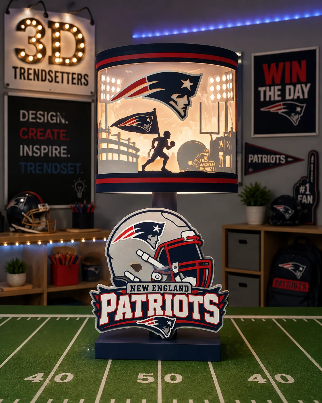 Sports-Themed LED Accent Lamp
