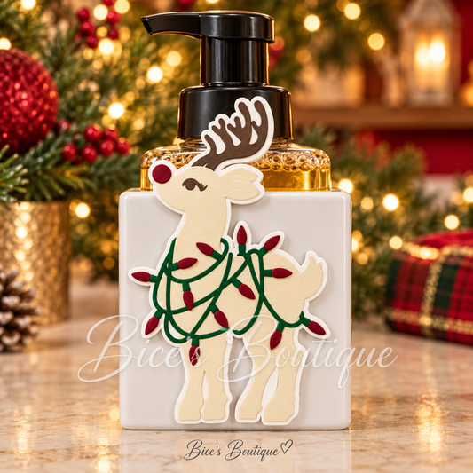 Christmas Lights Reindeer Interchangeable Faceplate