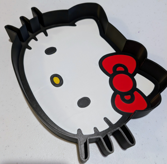 Large Cute Kitty Trinket Tray – Kawaii Jewelry & Catchall Dish