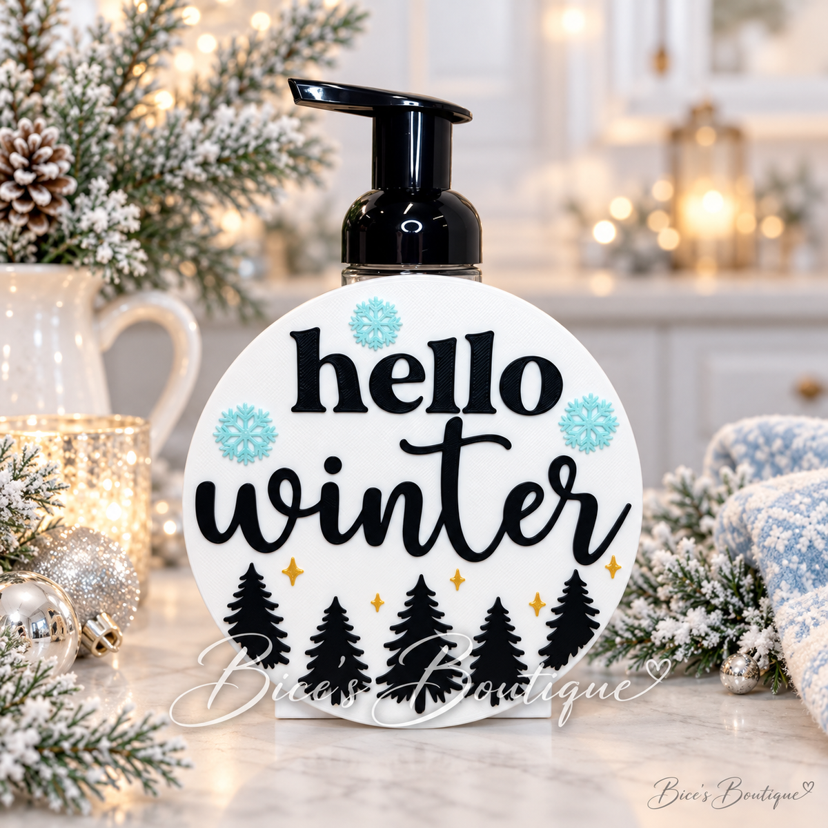 Hello Winter Interchangeable Faceplate