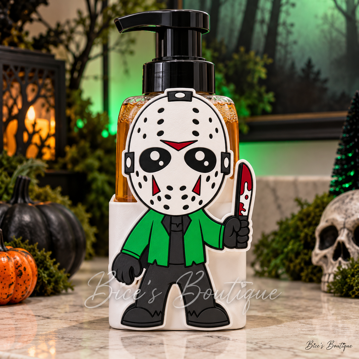 Spooky Hockey Mask Interchangeable Faceplate