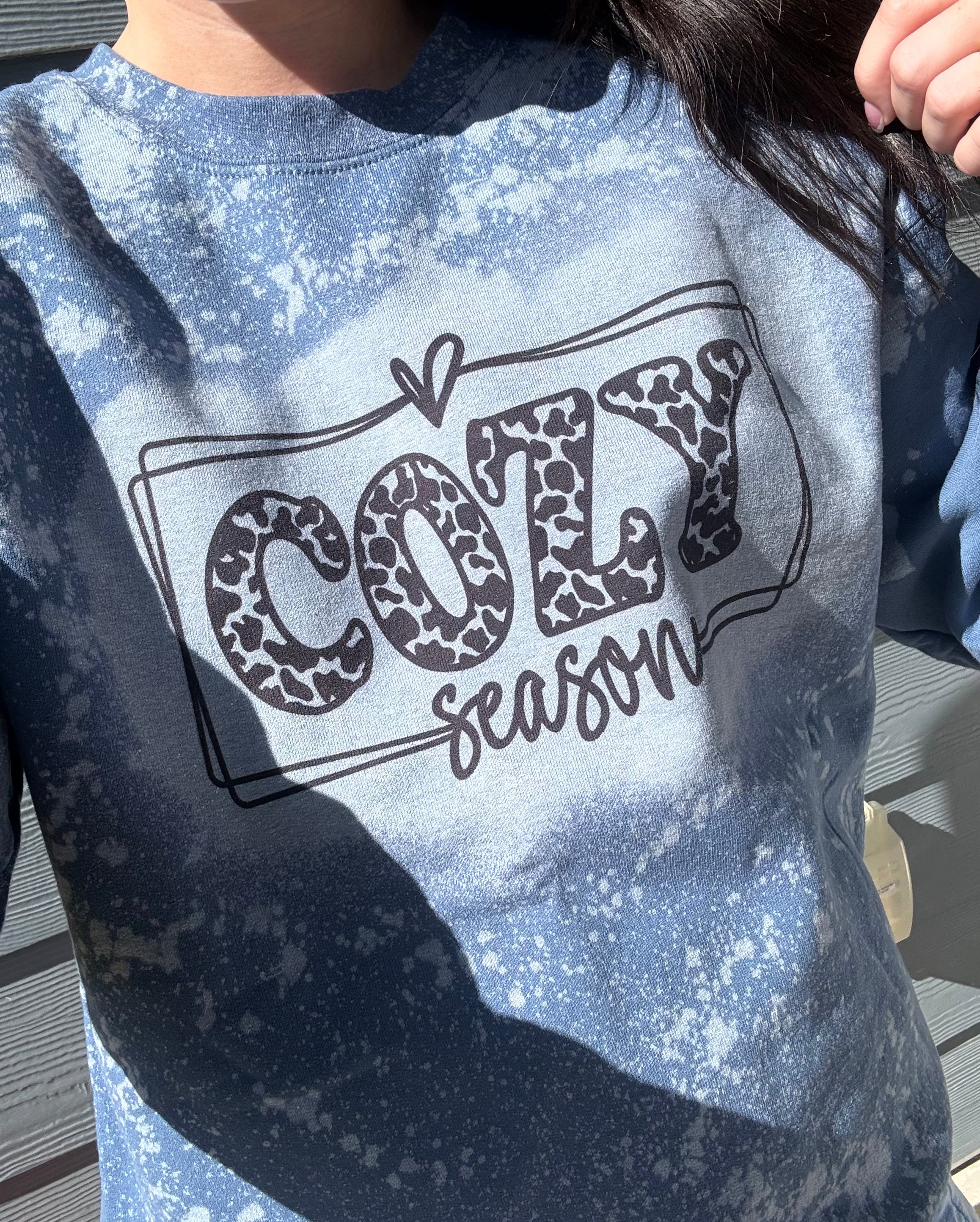 “Cozy Season Bleached Sweatshirt – Comfy Fall & Winter Pullover”