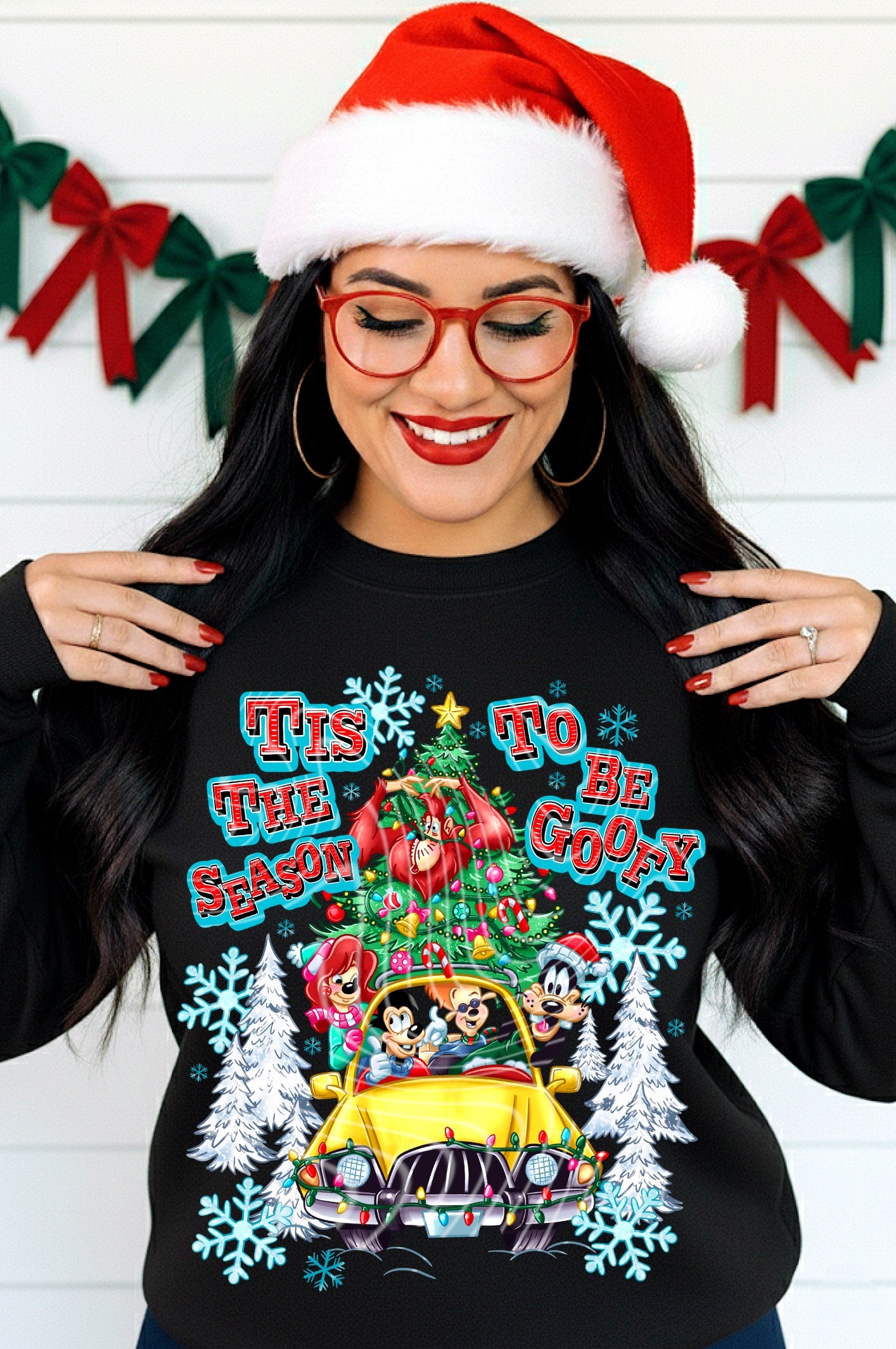 “Tis the Season to Be Silly – Fun Holiday Cartoon Sweatshirt”