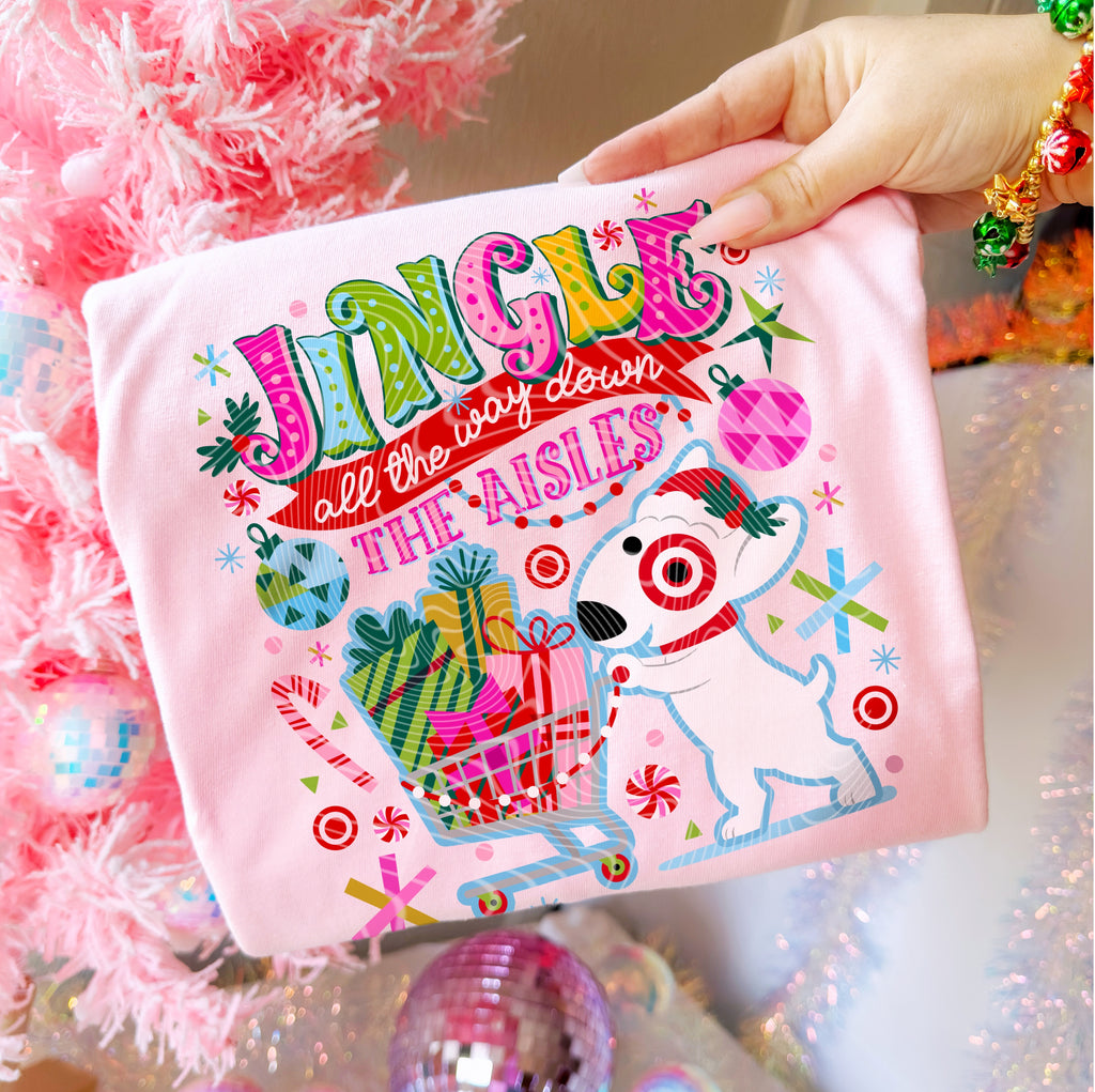 “Jingle All the Way Down the Aisles – Holiday Shopping Sweatshirt”