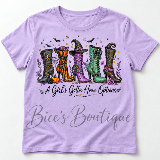 A Girl’s Gotta Have Options Witch Boots