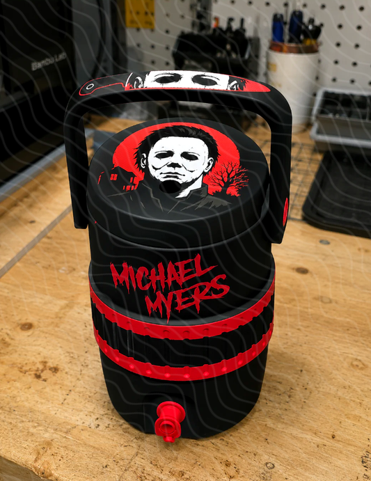 Slasher Horror 12 oz Can Cooler | Retro Horror Movie Can Koozie | Standard Drink Sleeve | Halloween Drink Holder (Copy) (Copy) (Copy)