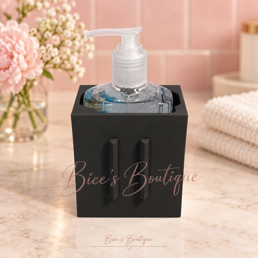 Interchangeable Soap & Sanitizer Holder Base + Optional Toothbrush Insert