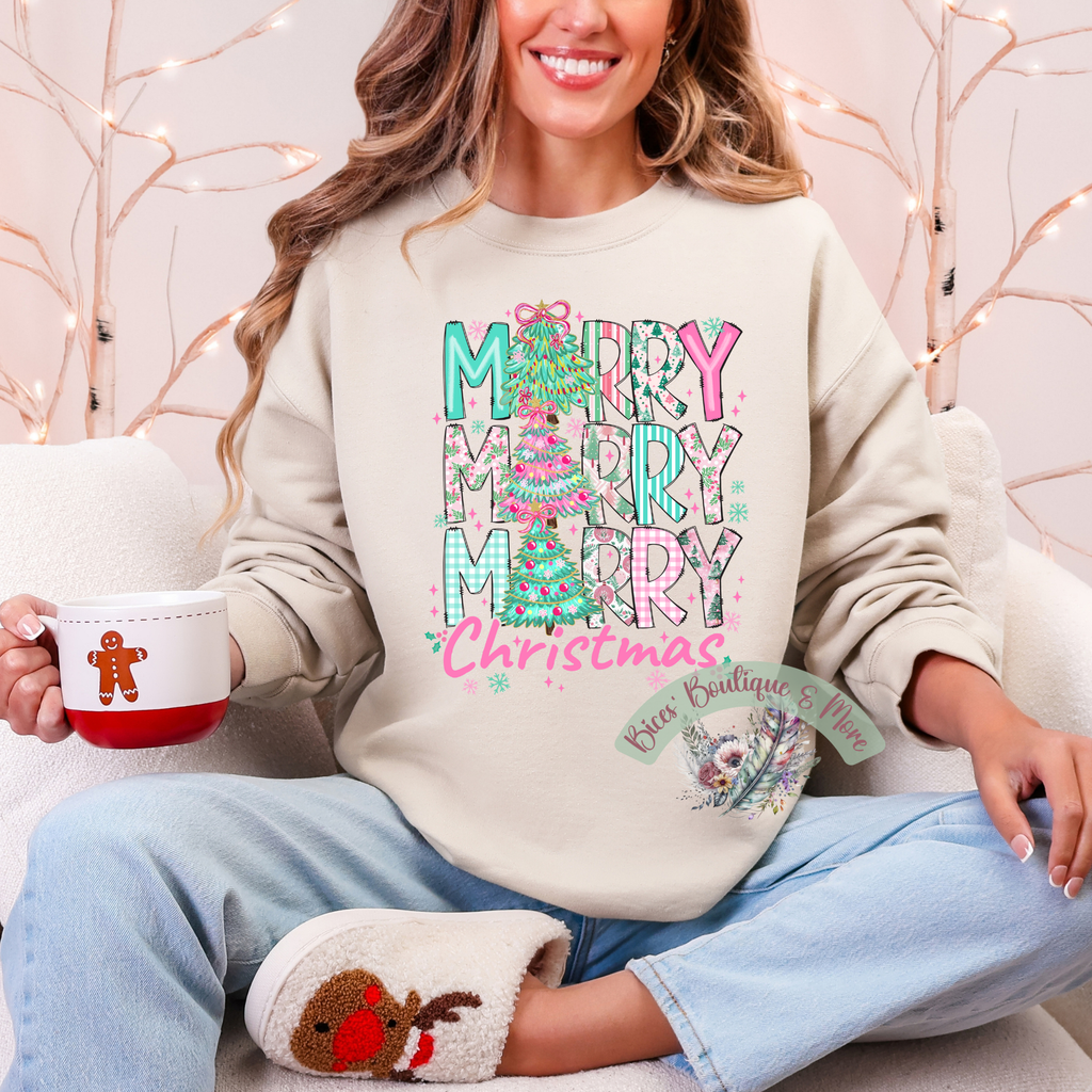 🎄 Merry Merry Merry Christmas Crewneck 💕✨