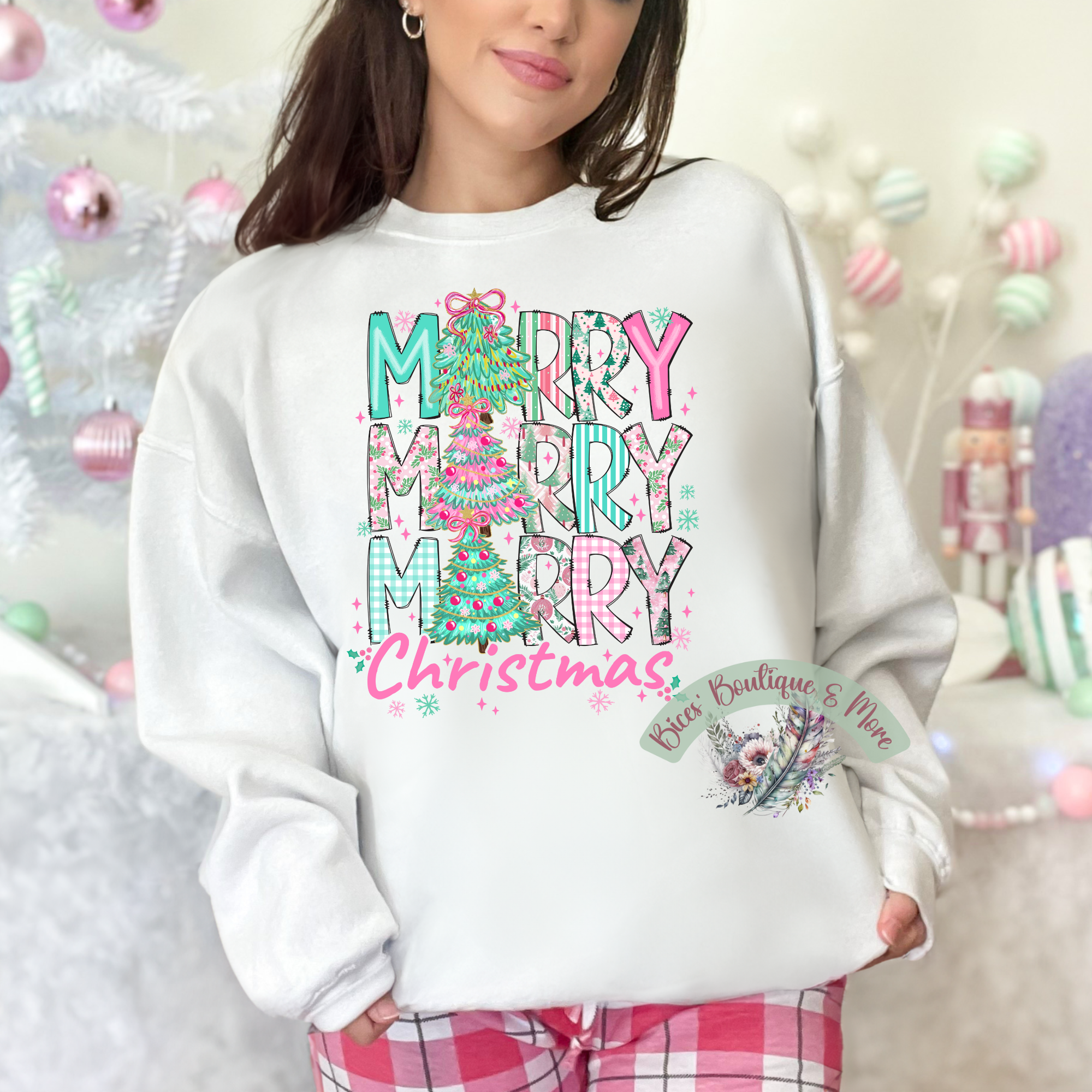🎄 Merry Merry Merry Christmas Crewneck 💕✨