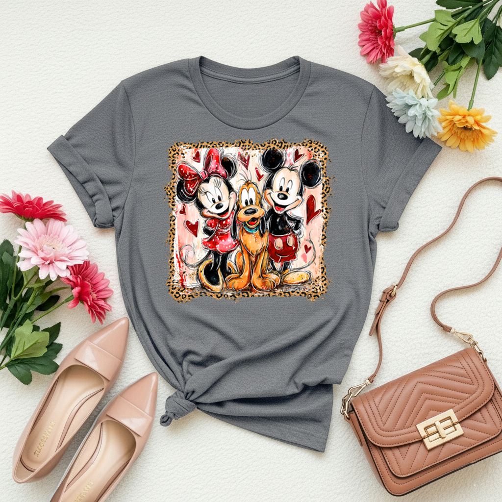 Vintage Cartoon Trio Graphic Tee