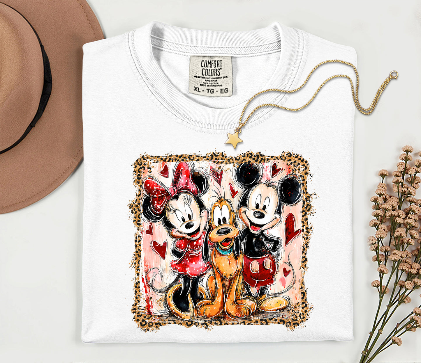 Vintage Cartoon Trio Graphic Tee