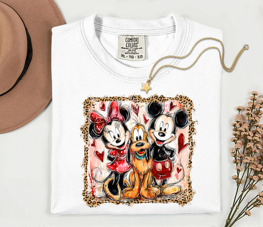 Vintage Cartoon Trio Graphic Tee
