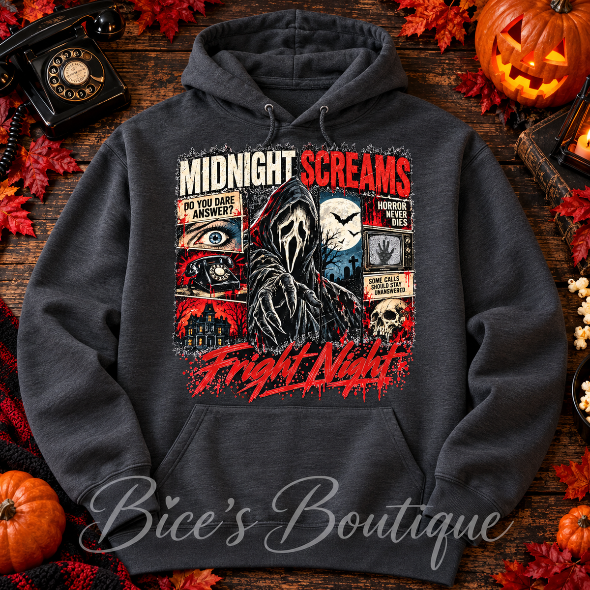 Midnight Screams Fright Night Hoodie