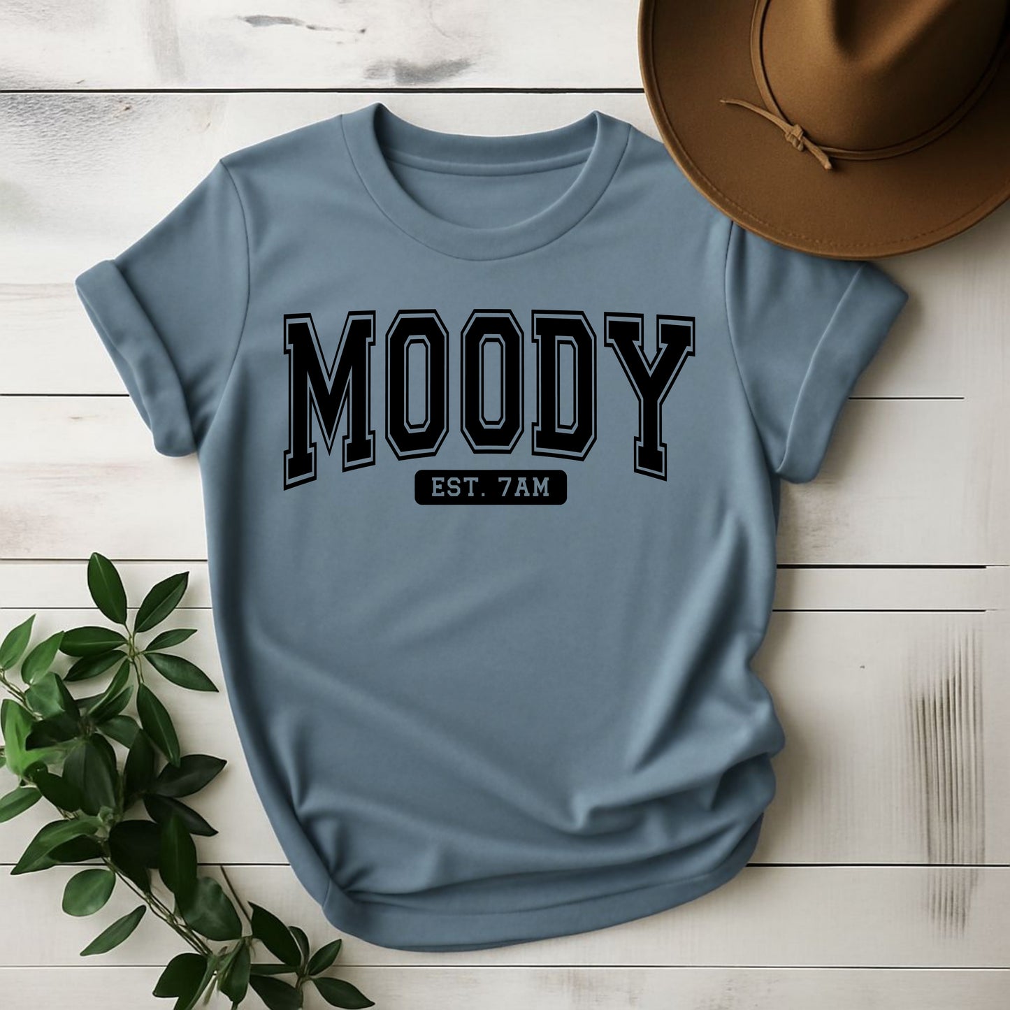 Moody EST. 7AM Graphic Tee