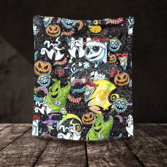 Whimsical Gothic Holiday Throw Blanket | Cozy Blanket | 40x50
