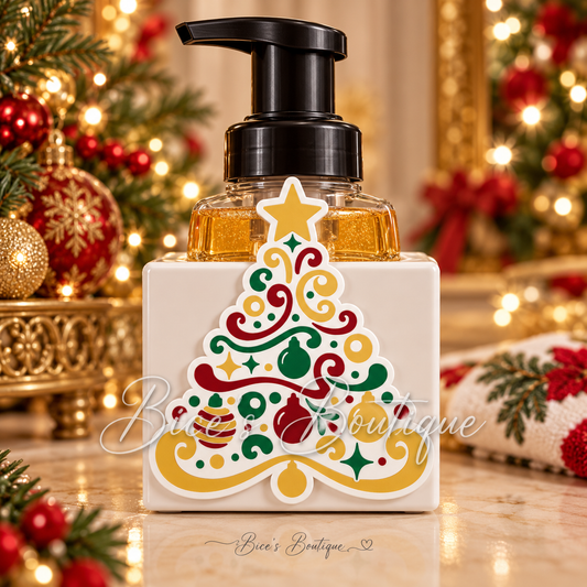 Festive Scrollwork Christmas Tree Interchangeable Faceplate